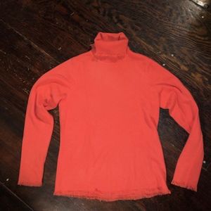 Magaschoni Cashmere Cranberry turtleneck Sweater M